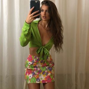 Peppermayo Brady skirt and Sahara tie top set size 4